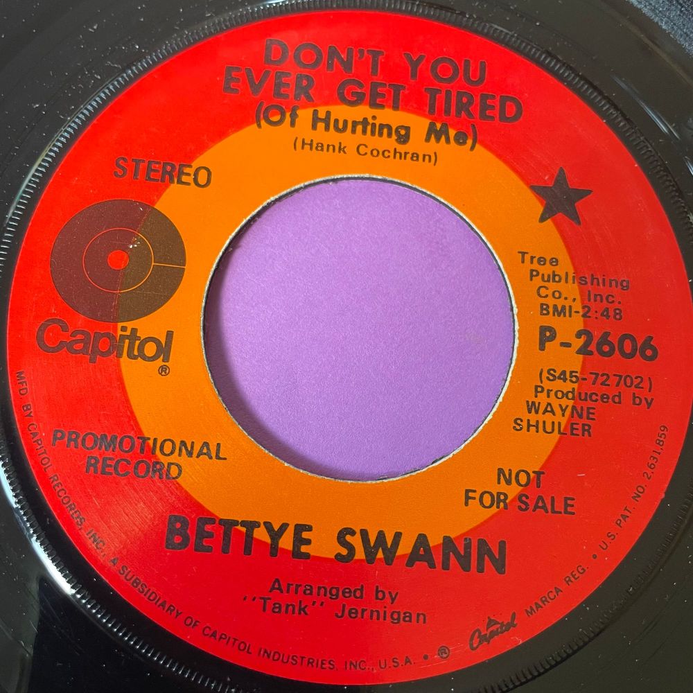 Bettye Swann-Don't you ever get tired-Capitol E+