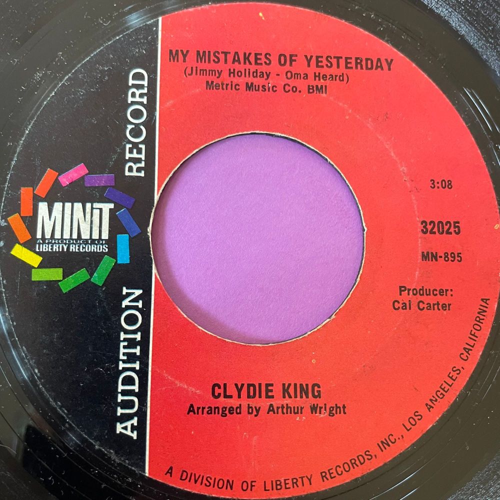 Clydie King-My mistakes of yesterday-Minit Demo E+