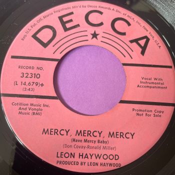 Leon Haywood-Mercy, mercy, mercy-Decca Demo E+