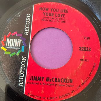 Jimmy McCracklin-How you like your love-Minit Demo E+