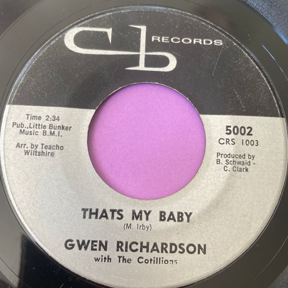 Gwen Richardson-That's my baby-CB vg+
