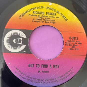Richard Parker-Got to find way-Commonwealth E+