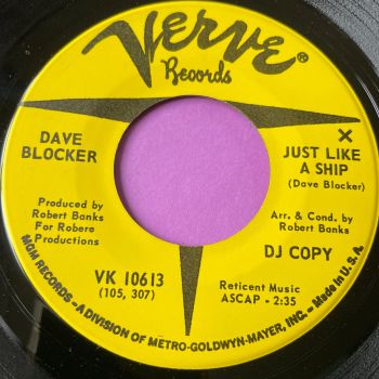 Dave Blocker-Just like a ship-Verve E+