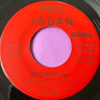 Love, Devotion and Happiness-Joy sweet joy-PEU Jadan E+