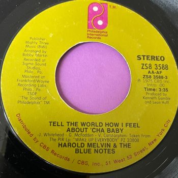 Harold Melvin & The Blue Notes-Tell the world How I feel/ You know how to make me feel-PIR E+