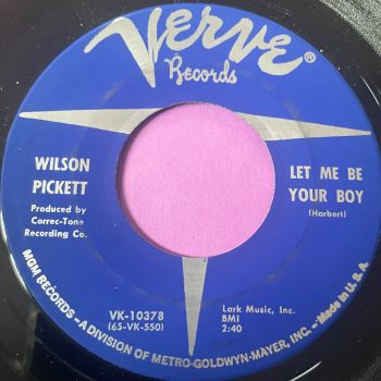 Wilson Pickett-Let me be your boy-Verve E+
