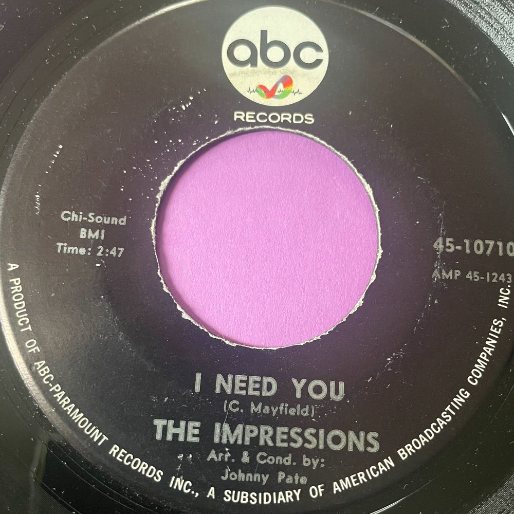Impressions-I need you-ABC E+