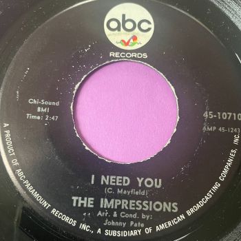 Impressions-I need you-ABC E+