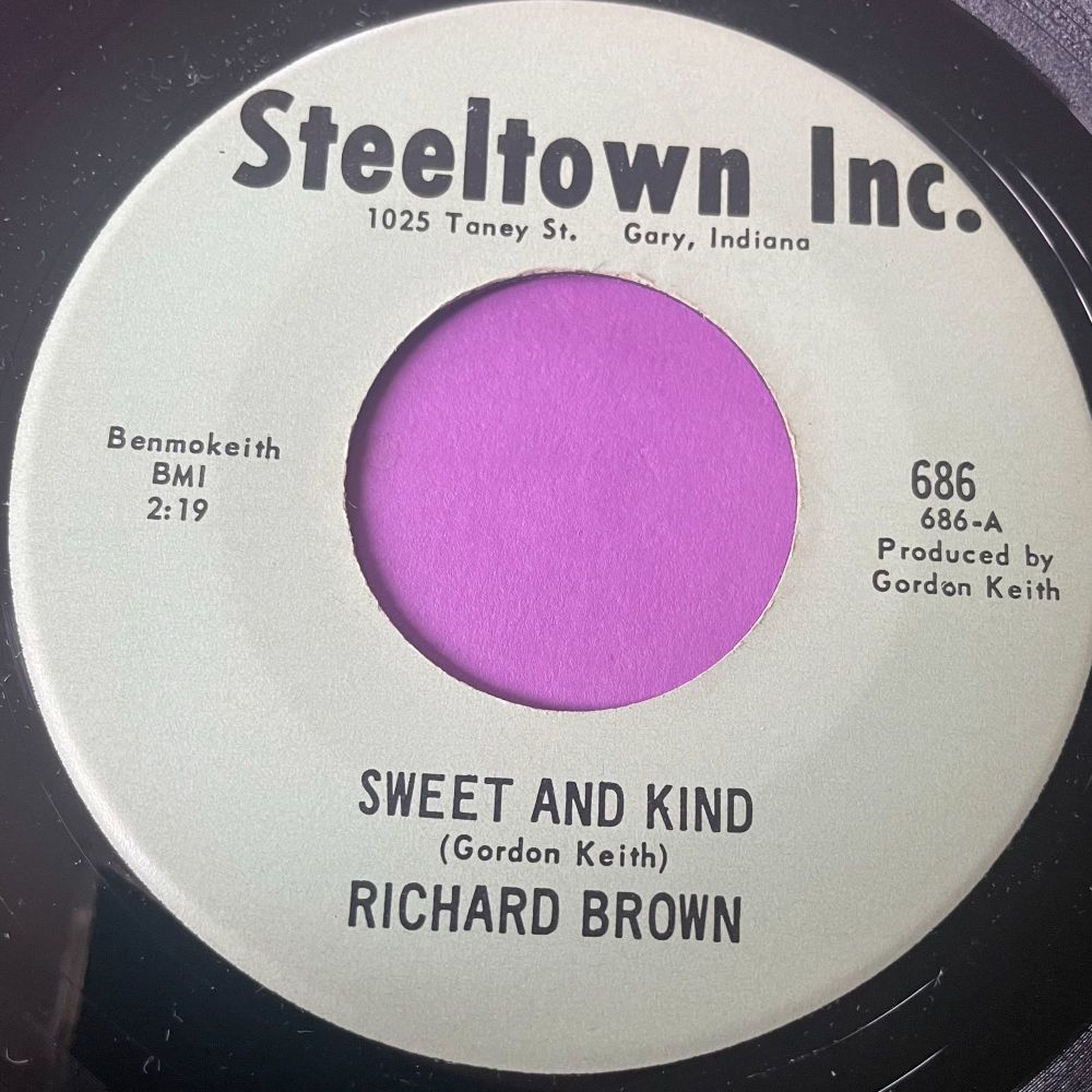 Richard Brown-Sweet and kind-Steeltown E+