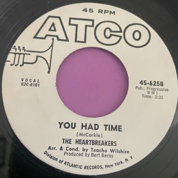 Heartbreakers-The willow wept/ You had time-Atco WD E+