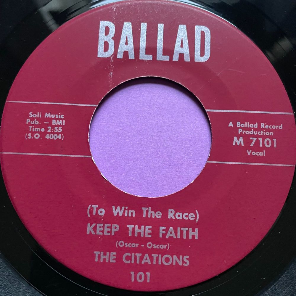 Citations-Keep the faith-Ballad E+