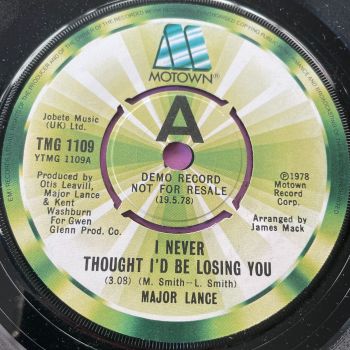 Major Lance-I never thought I'd be losing you-TMG 1109 Demo E+