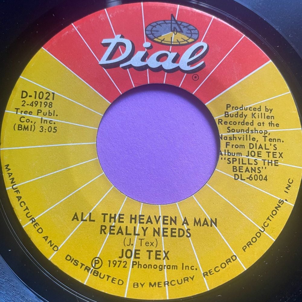 Joe Tex-All the heaven a man really needs-Dial E+