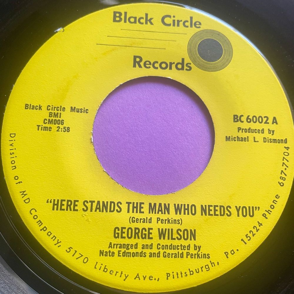 George Wilson-Here stands the man who needs you-Black Circle E+