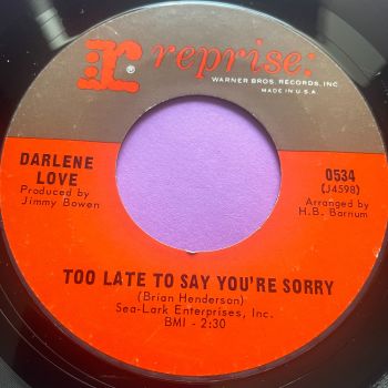Darlene Love-Too late to say you're sorry-Reprise E+