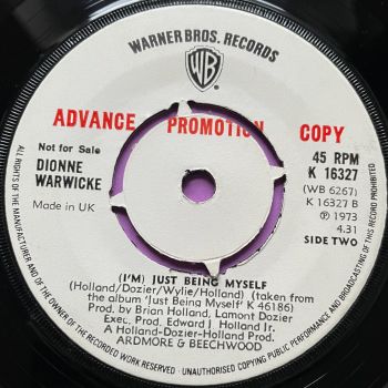 Dionne Warwicke-Just being myself/ I think you need love-UK WB WD E+