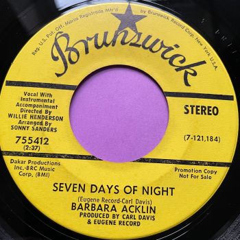 Barbara Acklin-Seven days of night-Brunswick Demo E+
