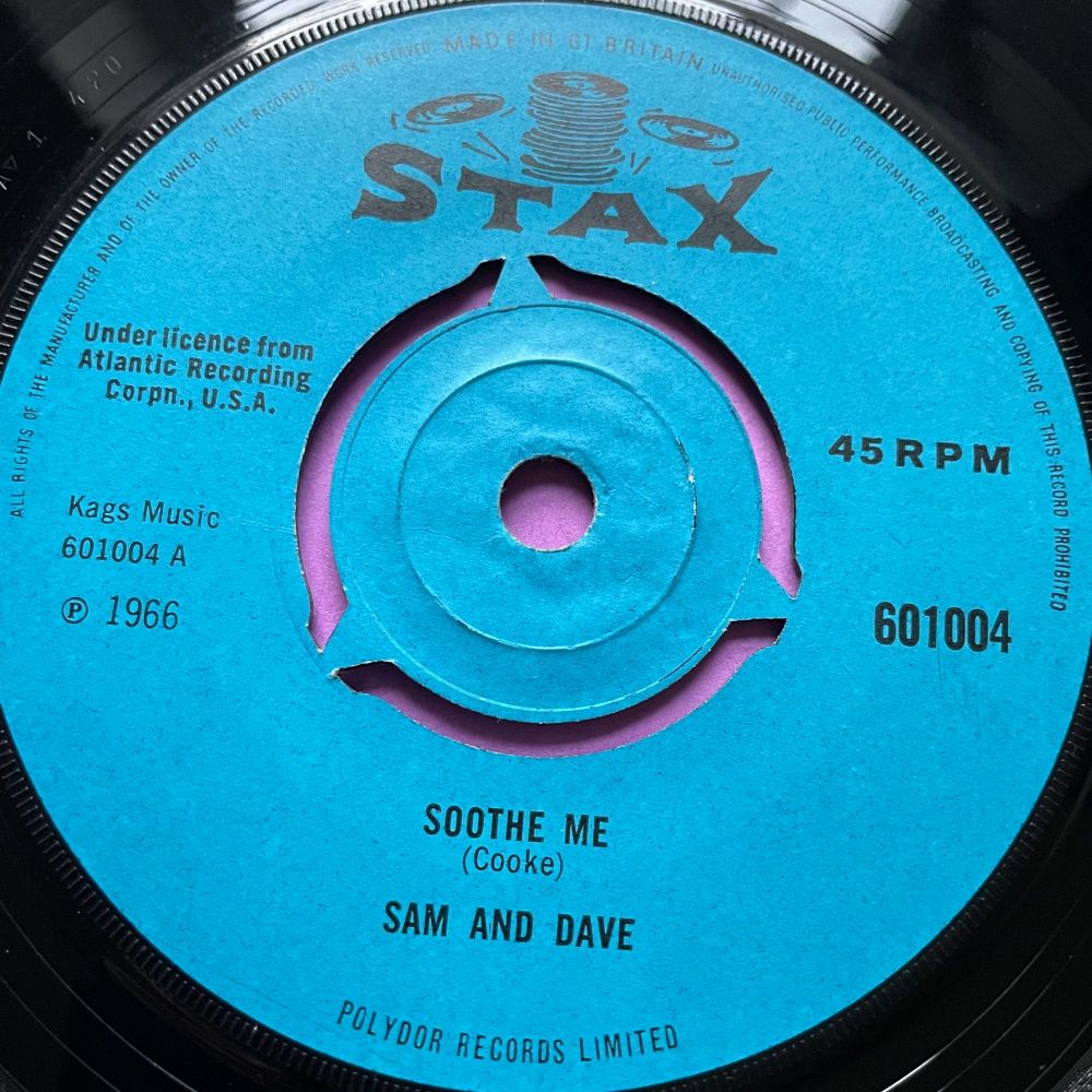 Sam and Dave-Soothe me-UK Stax E+