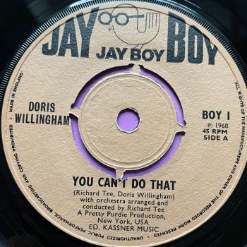 Doris Willingham-You can't do that-UK JayBoy E+