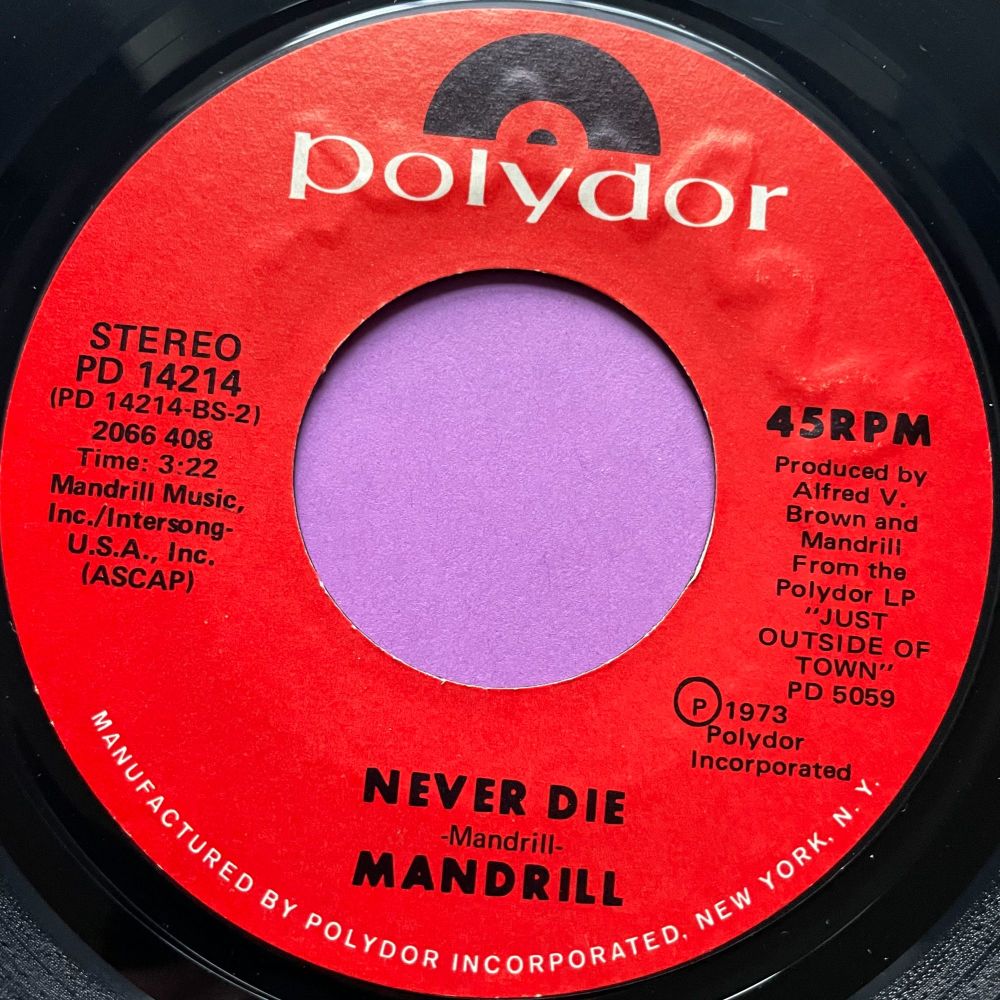 Mandrill-Never die-Polydor E+