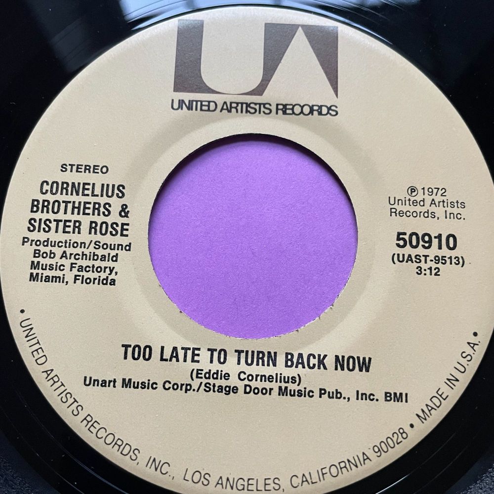 Cornelius Brothers-Too late to turn back now-UA E+