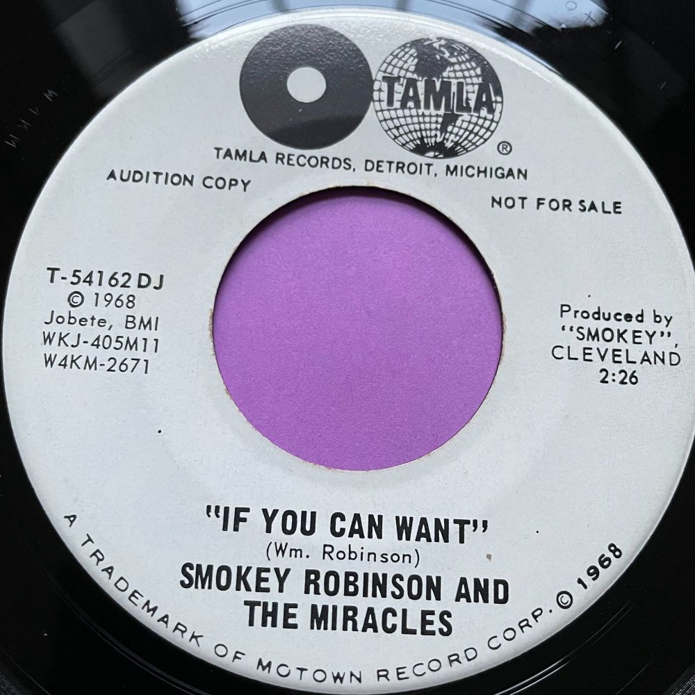 Smokey Robinson-If you can want-Tamla WD E+