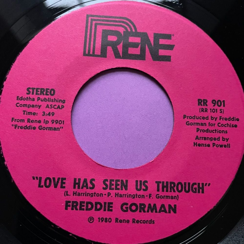 Freddie Gorman-Love has seen us through-Rene E+