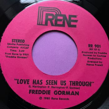Freddie Gorman-Love has seen us through-Rene E+