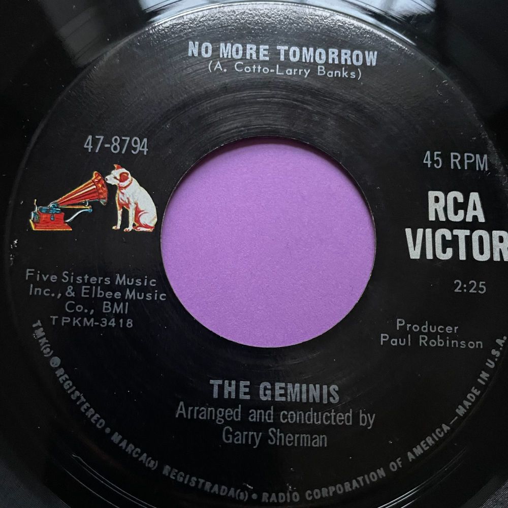 Geminis-No more tomorrow-RCA E+