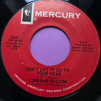 Lorraine Ellison-Don't let it go to your head/ I dig you baby-Mercury E+