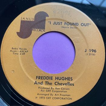 Freddie Hughes-I just found out/ I've got my own mind-Janus wol E