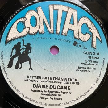 Diane Ducane-Better late than never-UK Contact E+