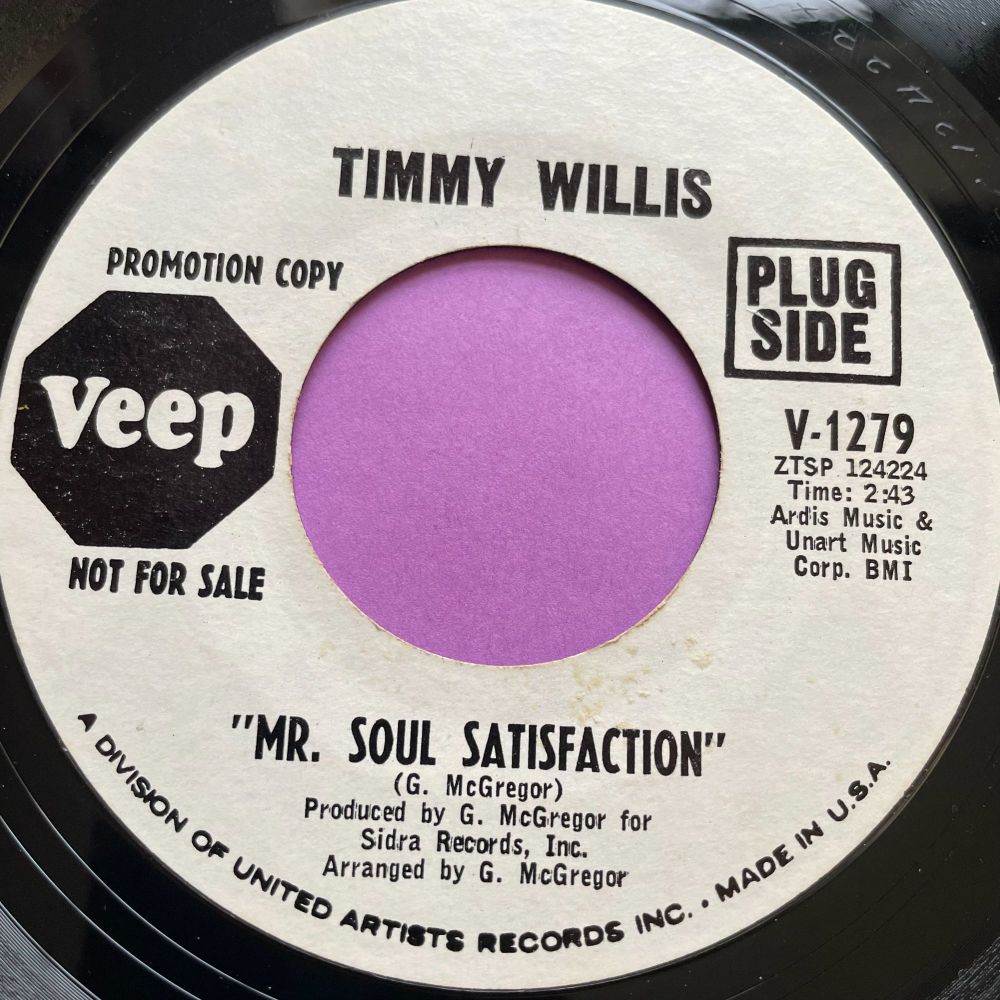Timmy Willis-Mr. Soul Satisfaction-Veep WD E
