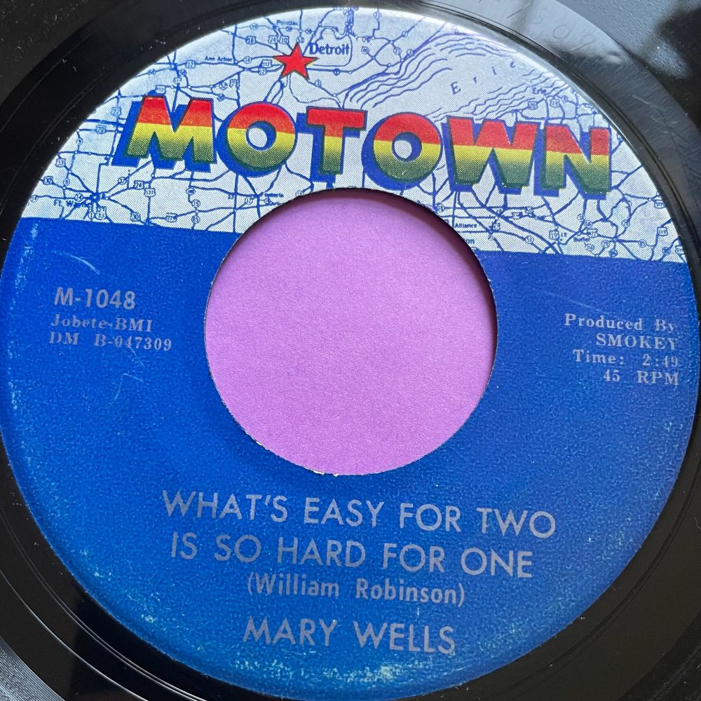 Mary Wells-What's easy for two-Motown E+