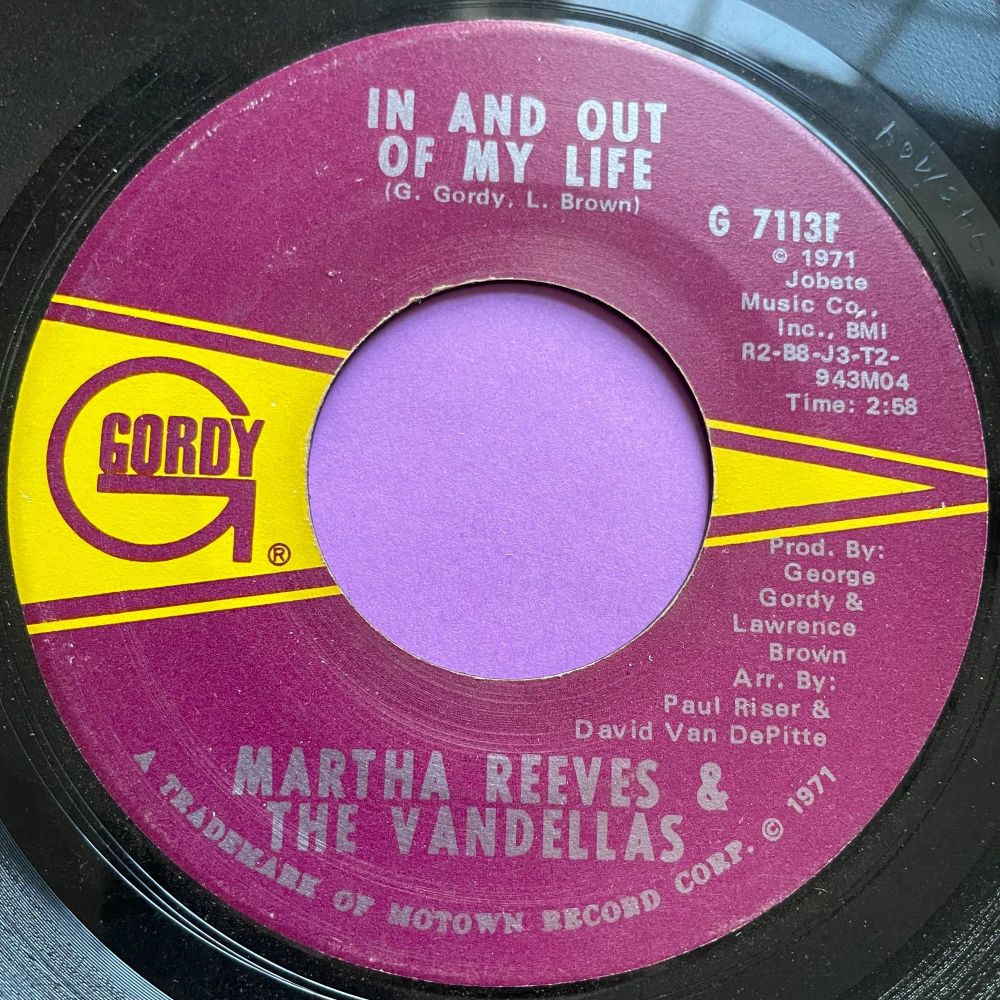 Martha Reeves-In and out of my life-Gordy E+