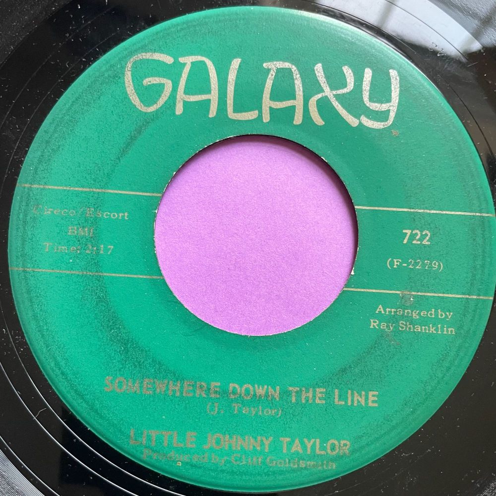 Little Johnny Taylor-Somewhere down the line-Galaxy vg+