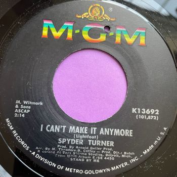 Spyder Turner-I can't make it anymore-MGM E+