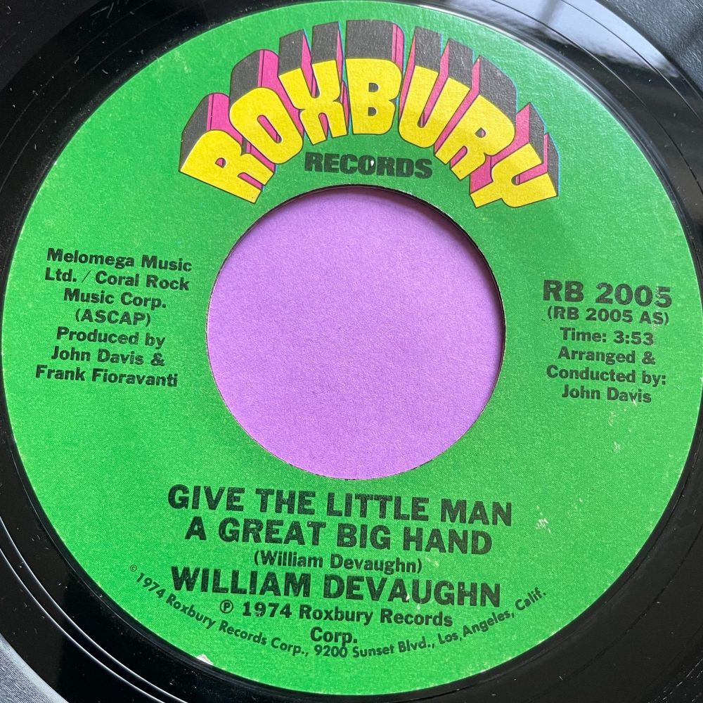 William DeVaughn-Give the little man a great big hand-Roxbury E+