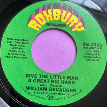 William DeVaughn-Give the little man a great big hand-Roxbury E+