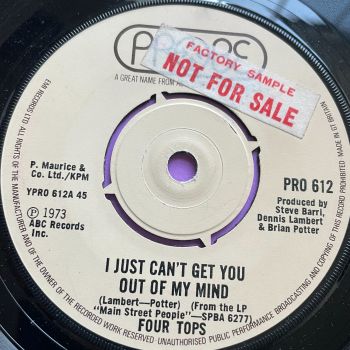 Four Tops-I just can't get you out of my mind-UK Probe stkr E+