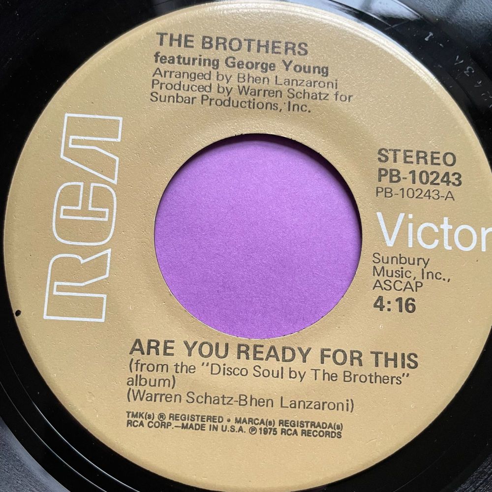 Brothers-Are you ready for this-RCA E