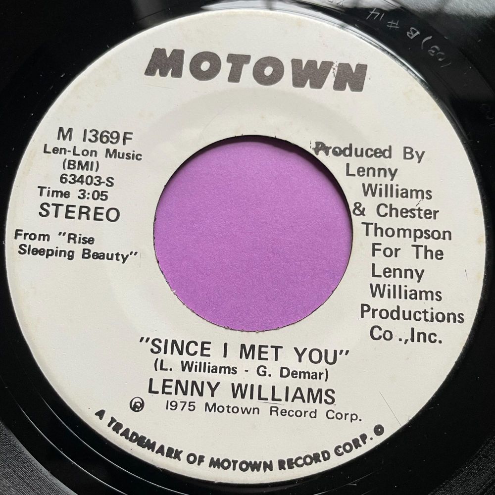 Lenny Williams-Since I met you-Motown WD E+
