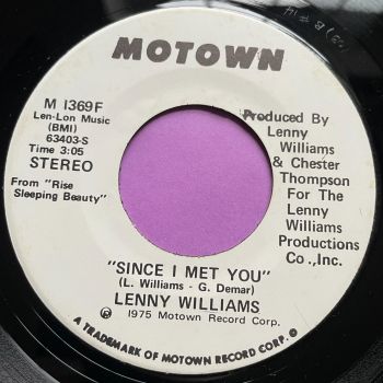 Lenny Williams-Since I met you-Motown WD E+