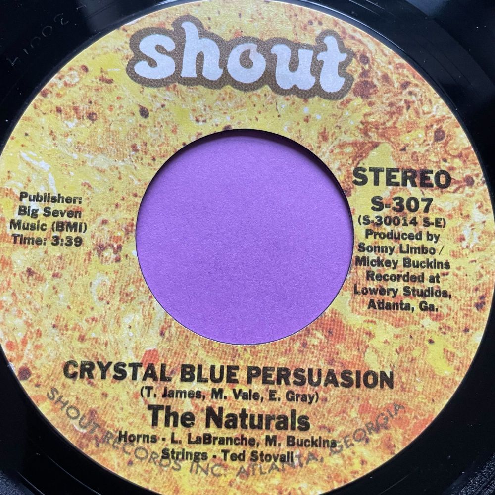 Naturals-Crystal blue persuasion/ Color him father-Shout E+