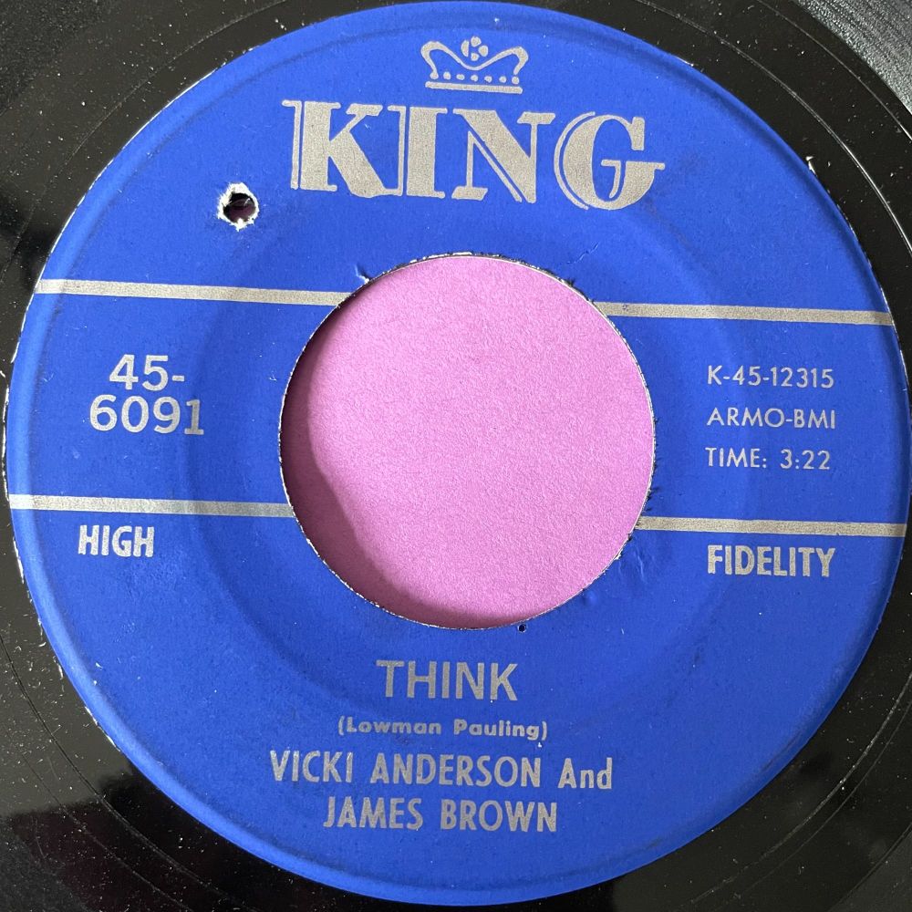 Vicki Anderson and James Brown-Think-King E