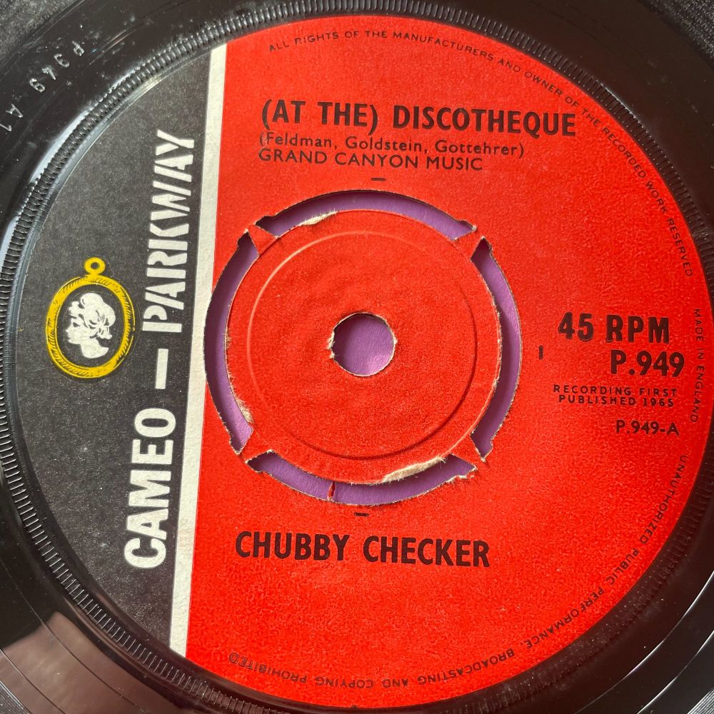 Chubby Checker-(At the ) Discotheque-UK Cameo-Parkway E+