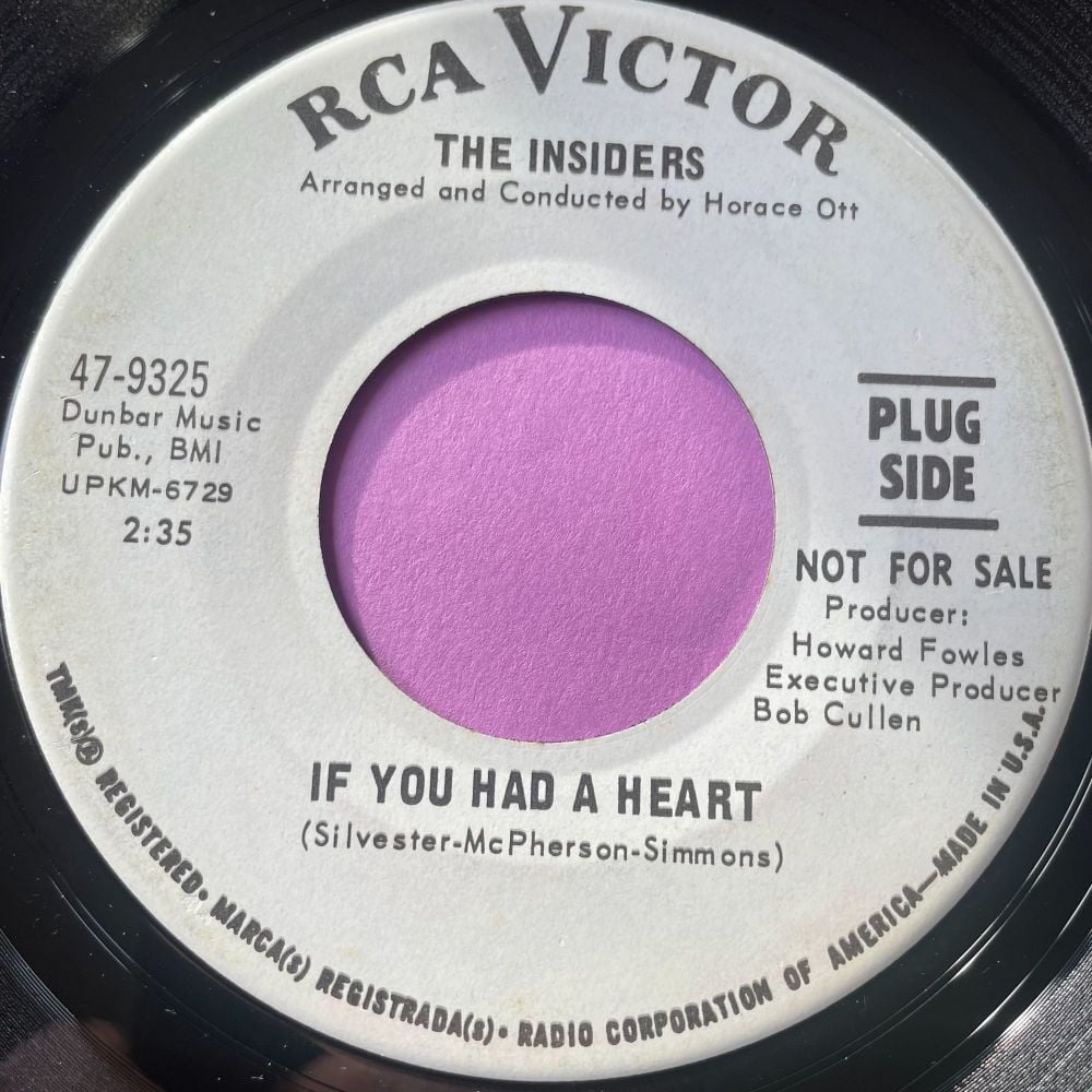 Insiders-If you had a heart-RCA WD E+