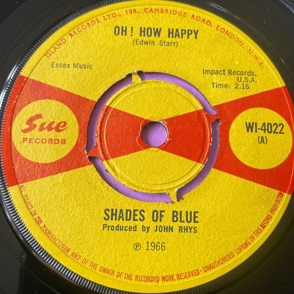 Shades of blue-Oh how happy-UK Sue E+