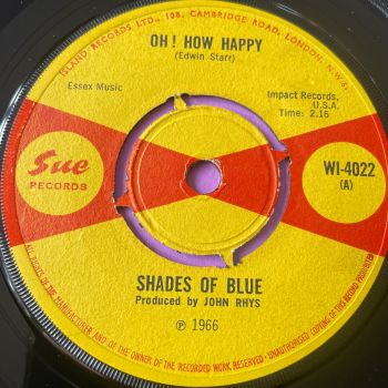 Shades of blue-Oh how happy-UK Sue E+