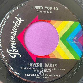Lavern Baker-I need you so-Brunswick E+